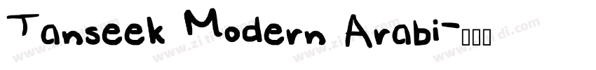 Tanseek Modern Arabi字体转换